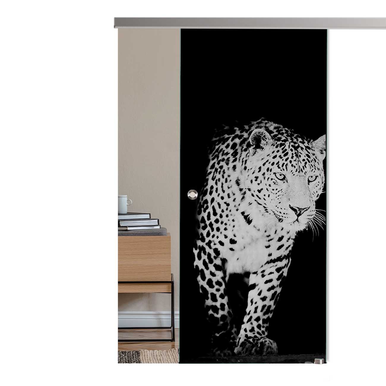 Schiebetür Jaguar "LD006-SW" mit AG50-Schiebesystem