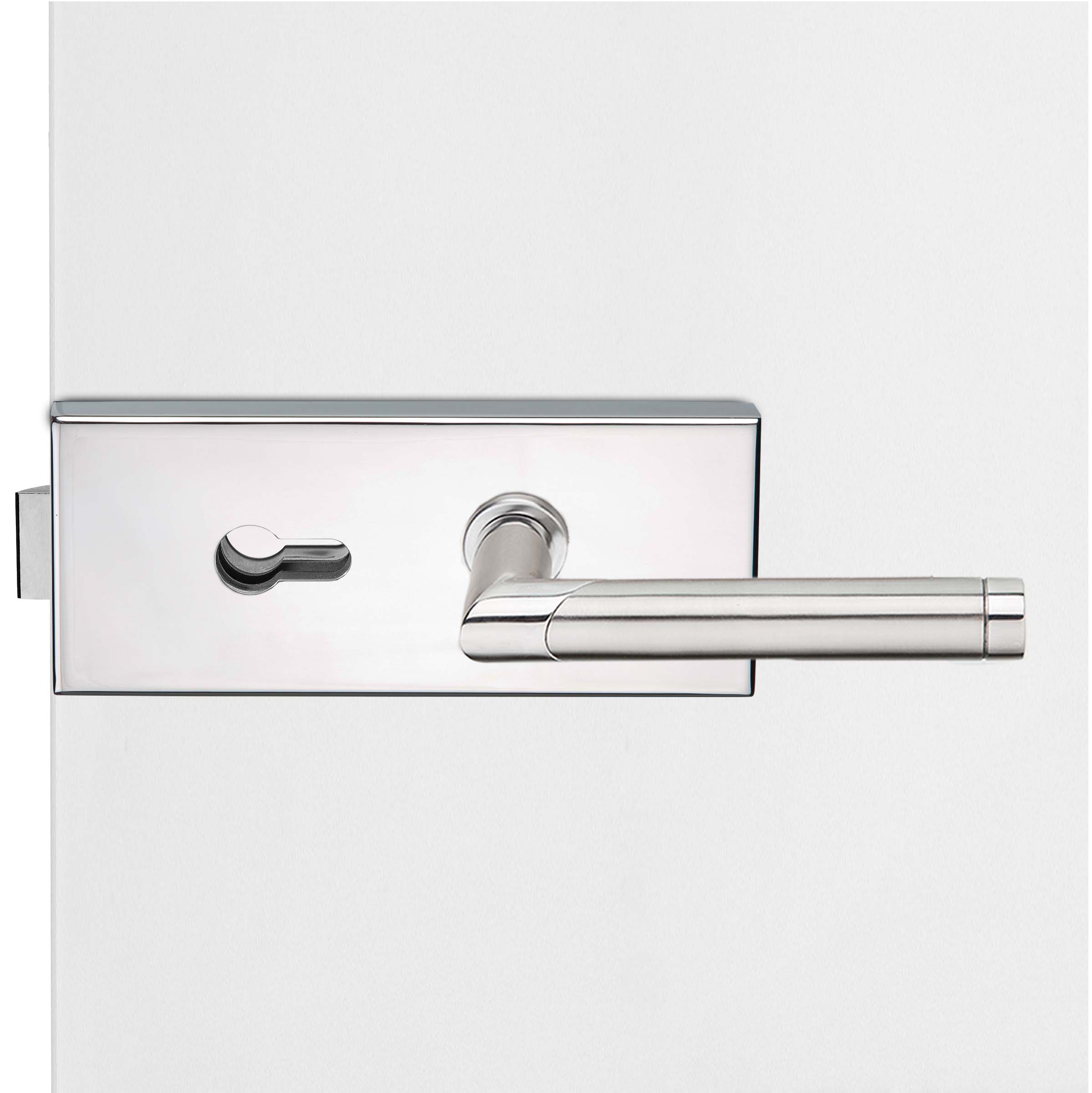 Glastürbeschlag Edelstahl "V500E.CH.PZ.LH060"