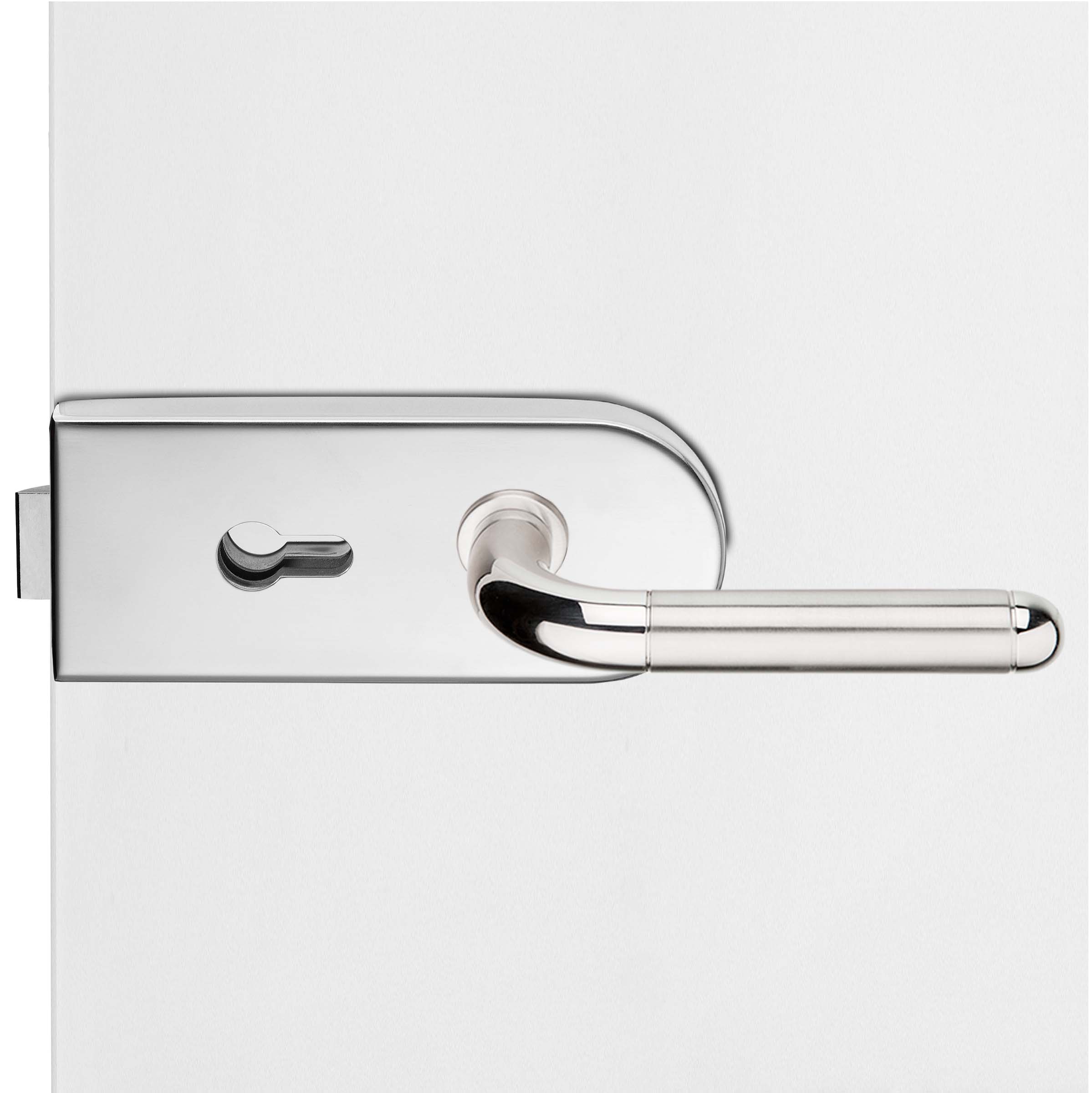 Glastürbeschlag Edelstahl "V200E.CH.PZ.LH061"