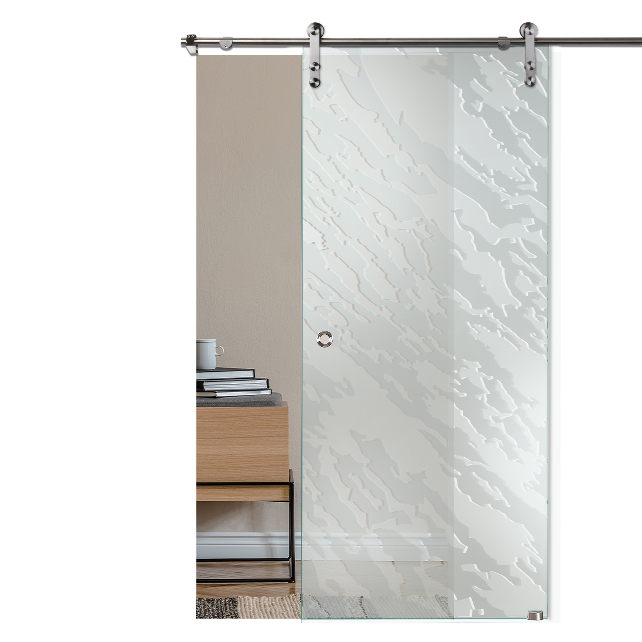 Schiebetür "222" mit V3000-Schiebesystem