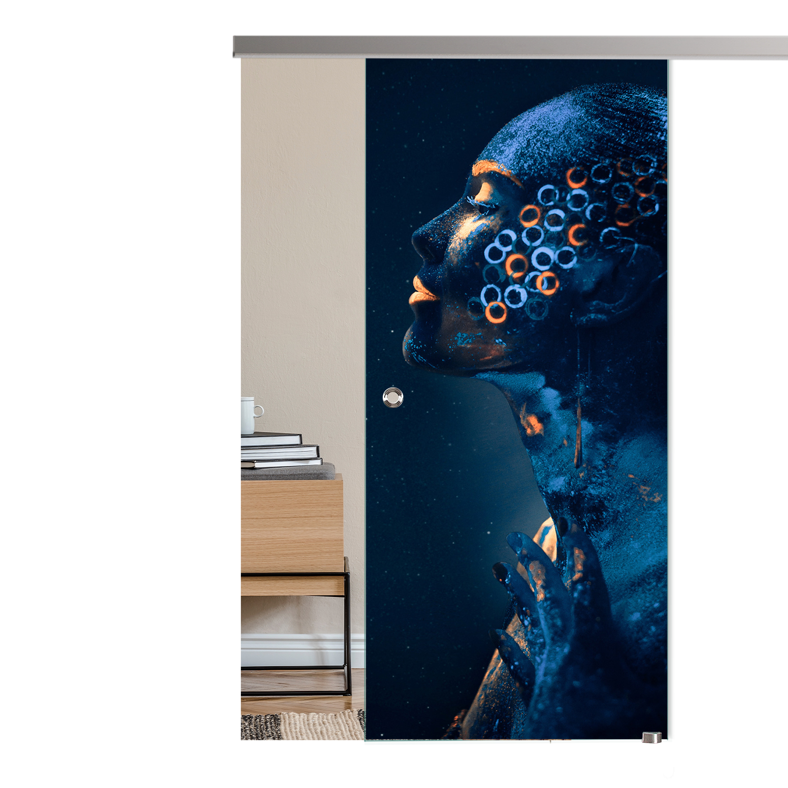 Schiebetür Alien"1055" mit AG50-Schiebesystem