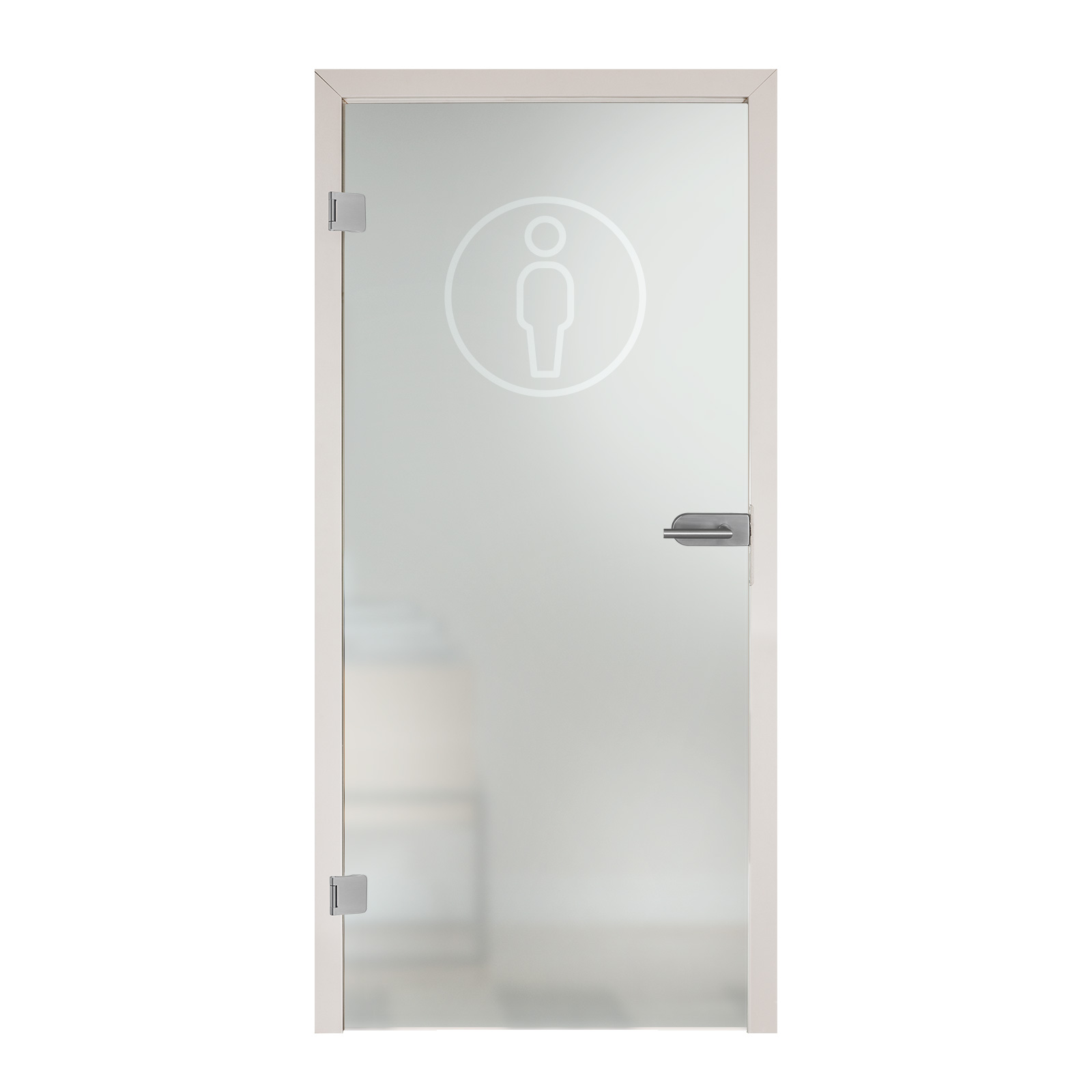 Ganzglastür mit Sandstrahlung "7020"