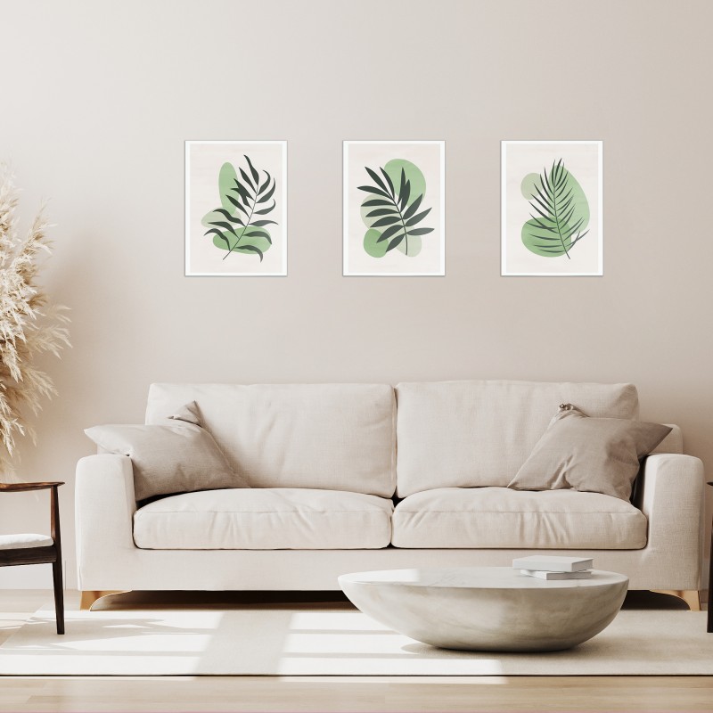 Glasbildkombination Pflanzen "1217"