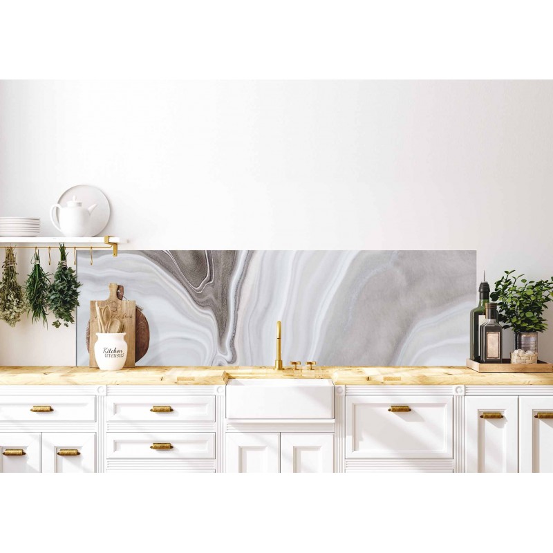 Küchenrückwand Acrylic Fluid Art "1186"