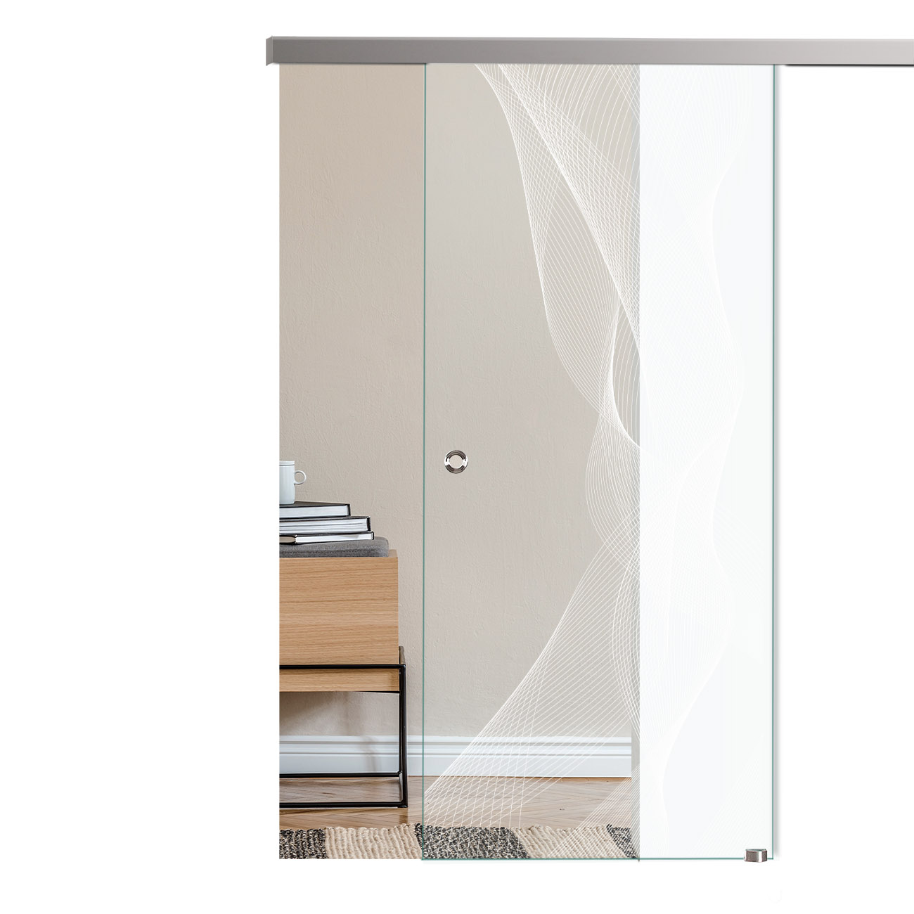 Schiebetür Twist 6005 mit Slimline45-Schiebesystem