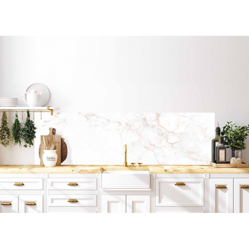 Küchenrückwand Marmor weissbraun "1190"