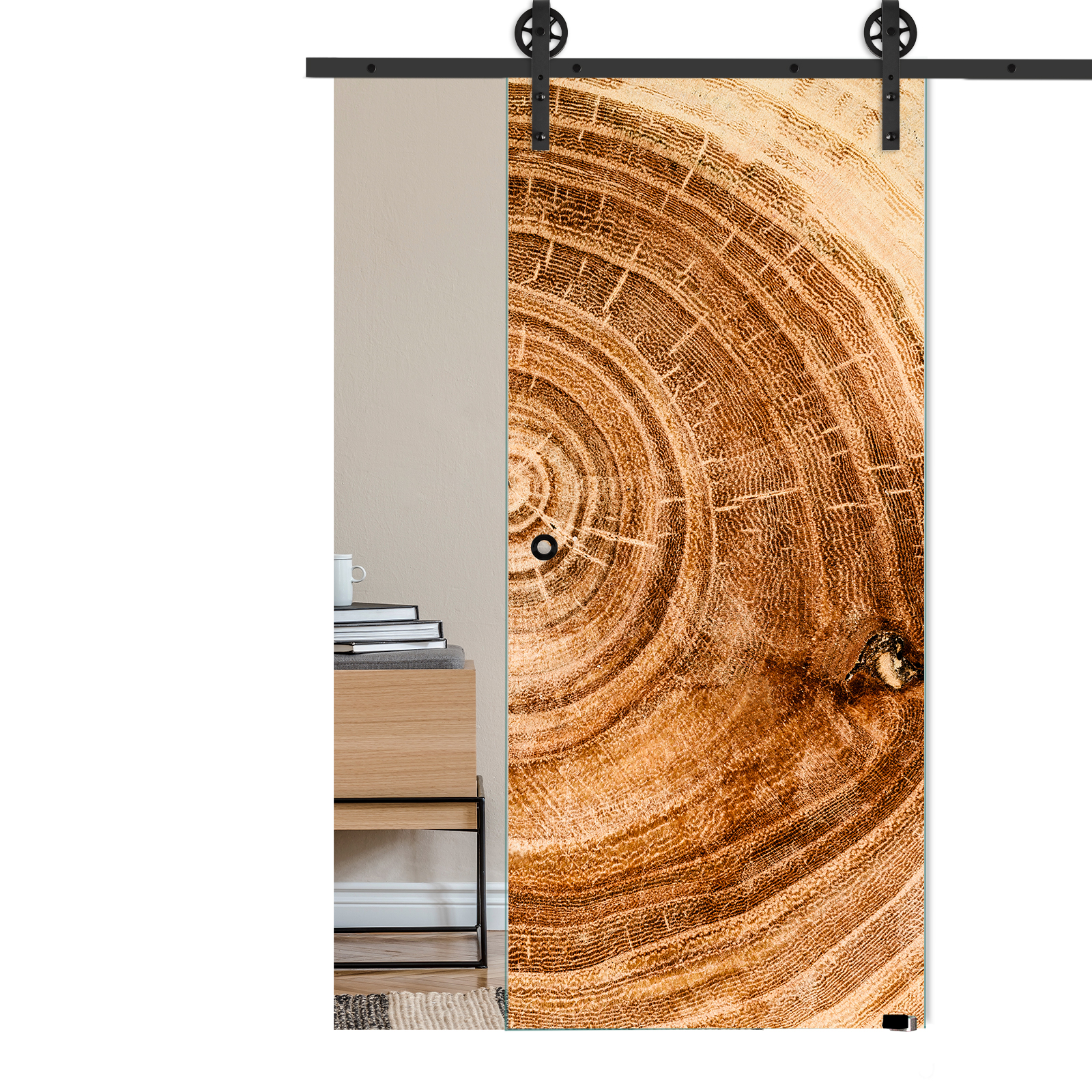 Schiebetür Altersringe 1168 mit Corvara-Schiebesystem