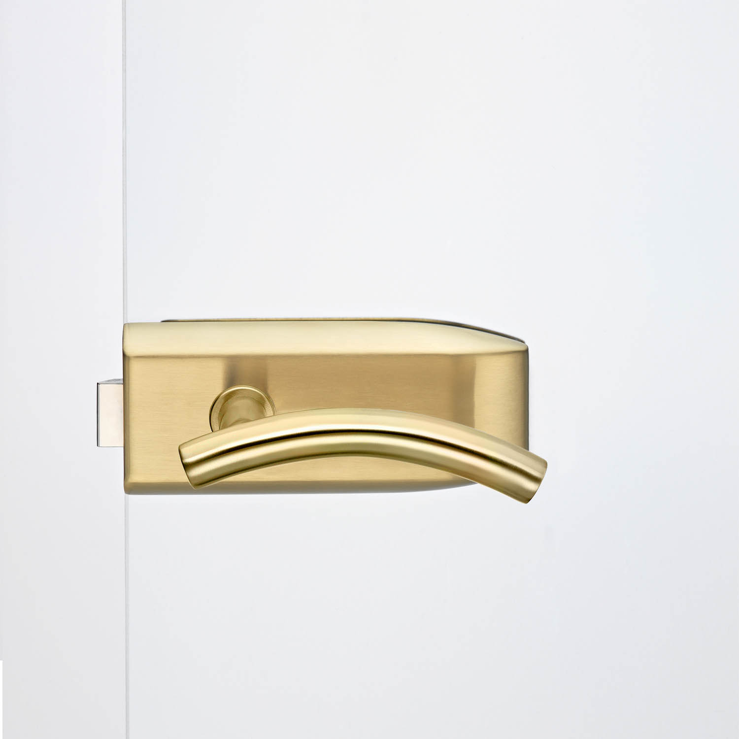 Glastürbeschlag Messing matt "V100.EV3.UV.LH107"