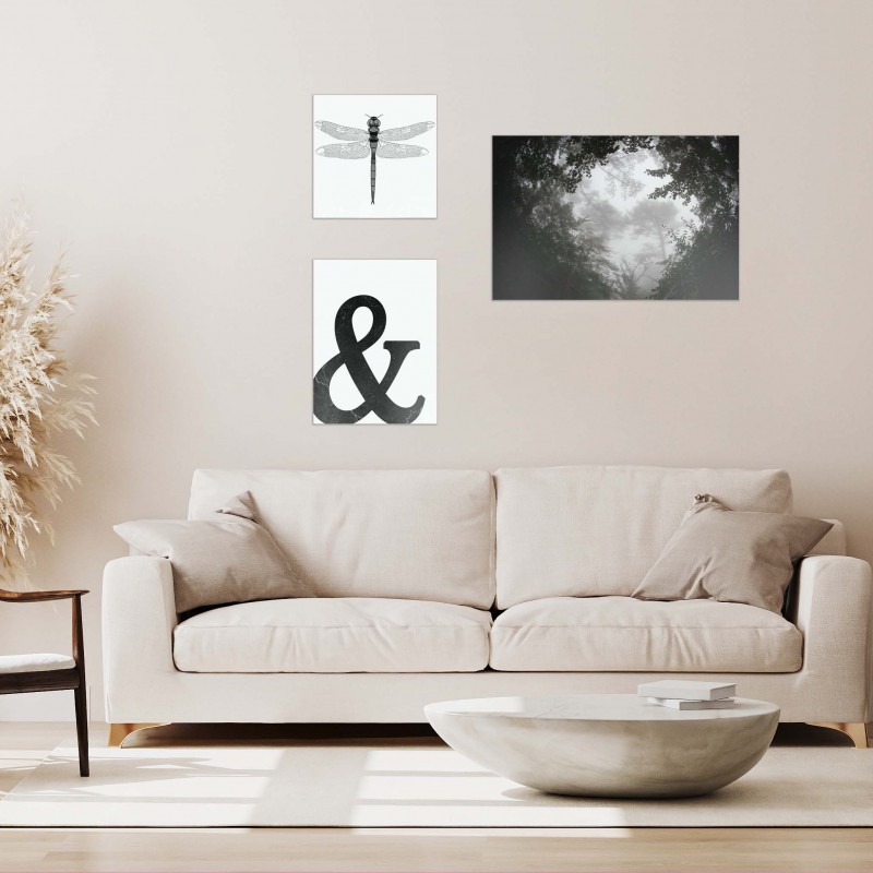 Glasbildkombination Libelle "1215"