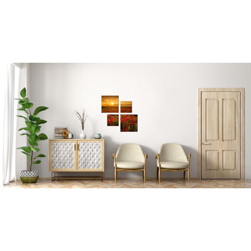 Glasbildkombination "Sunset" 1092