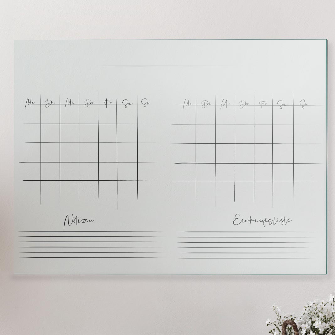 Kalender zum selbst beschriften - Float "1261"