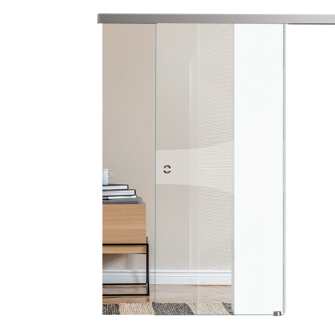 Schiebetür Funnel "6007" mit AG50-Schiebesystem