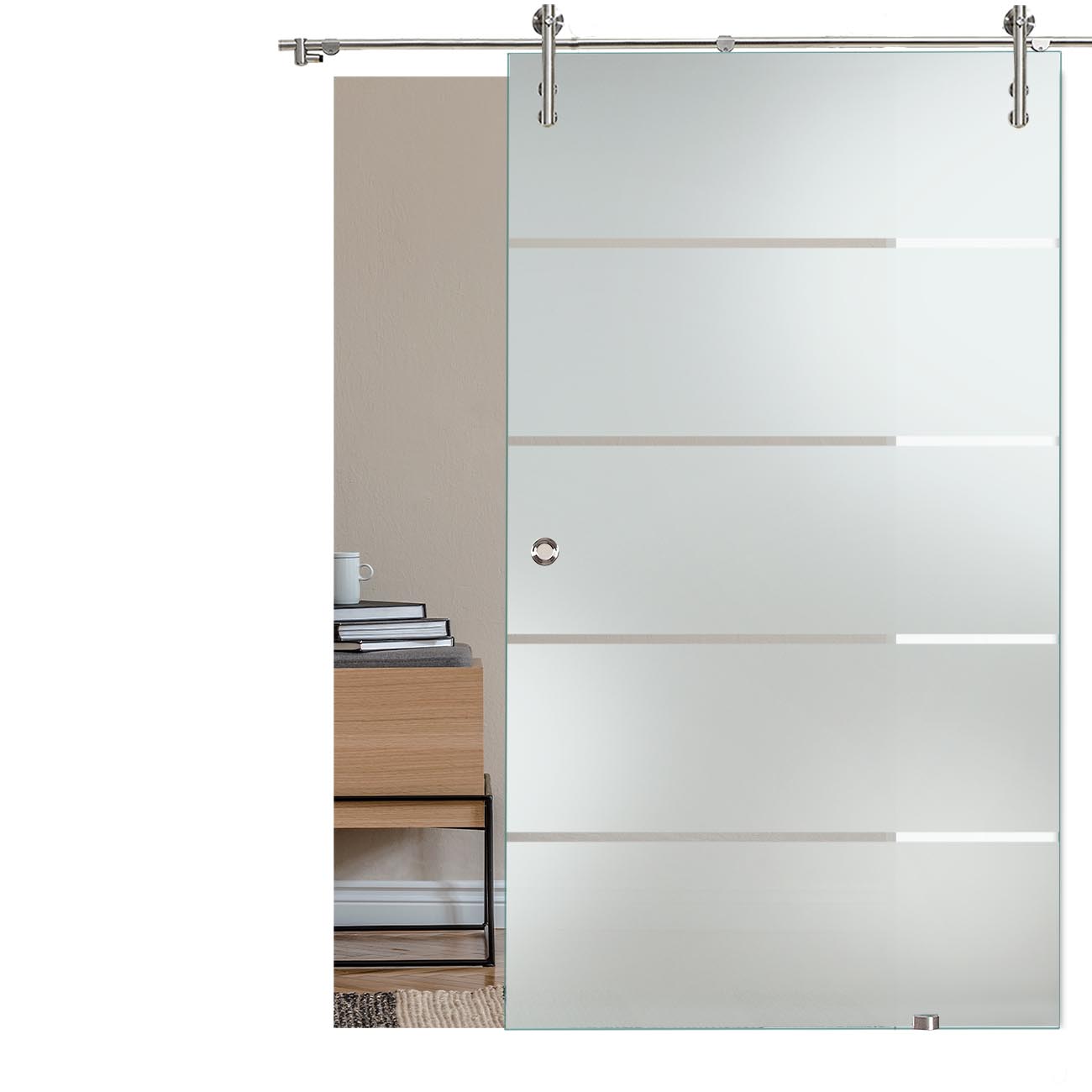 Schiebetür XXL "254" mit V1000-Schiebesystem