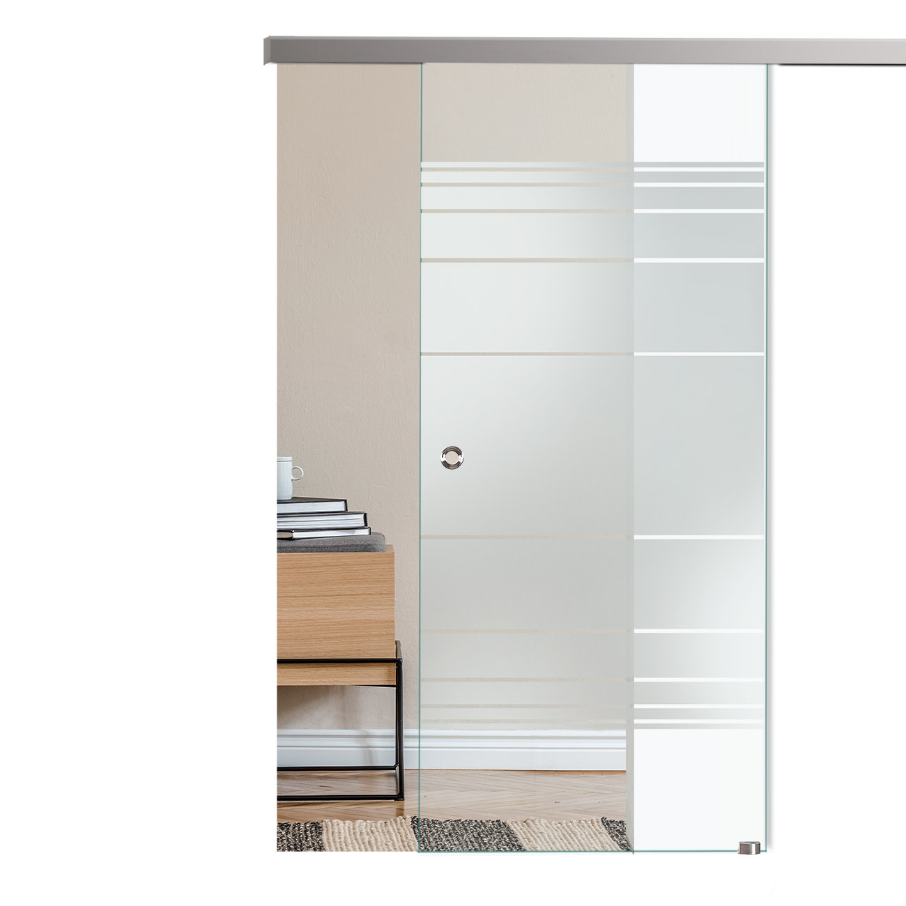 Schiebetür Lines 7001-F2 mit Slimline45-Schiebesystem