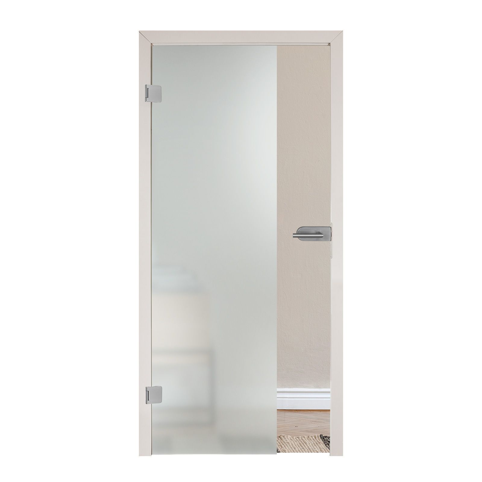 Ganzglastür mit Sandstrahlung "GTS 295" - Float