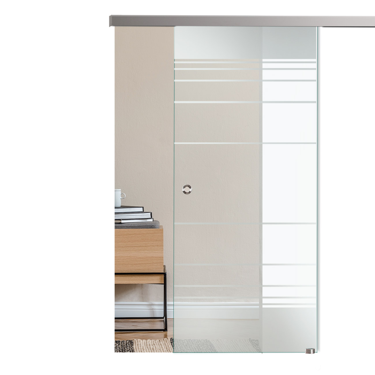 Schiebetür Lines 7001 mit Slimline45-Schiebesystem