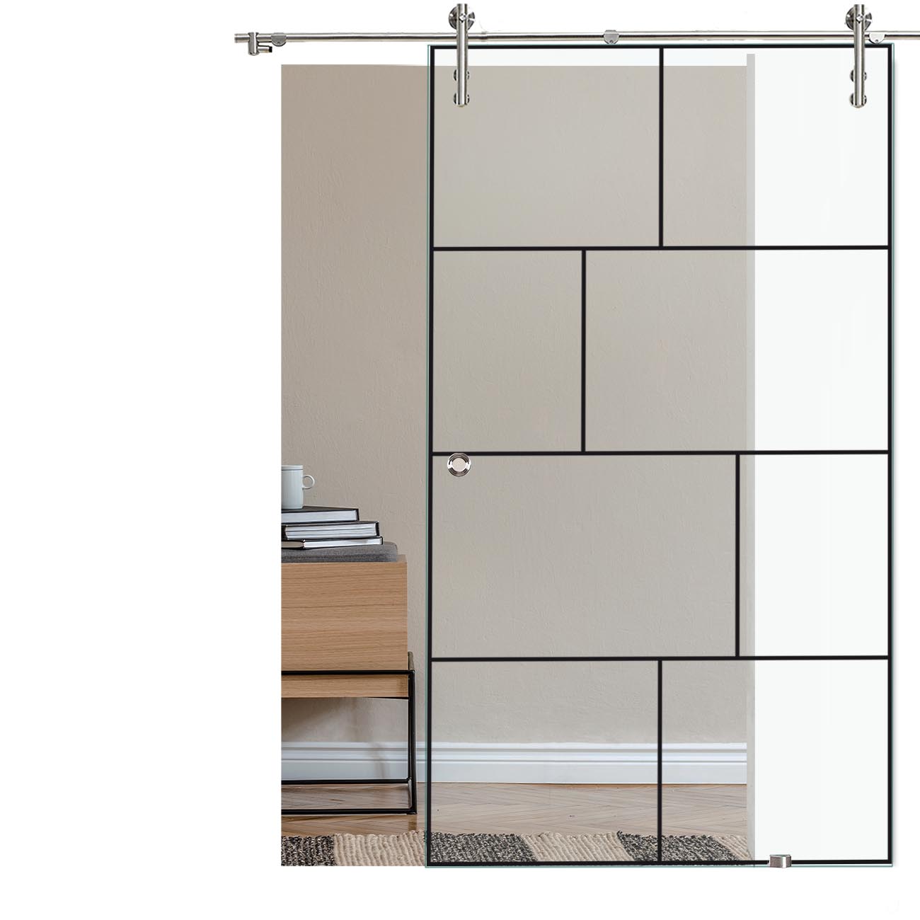 Schiebetür XXL loft 904 mit V1000-Schiebesystem