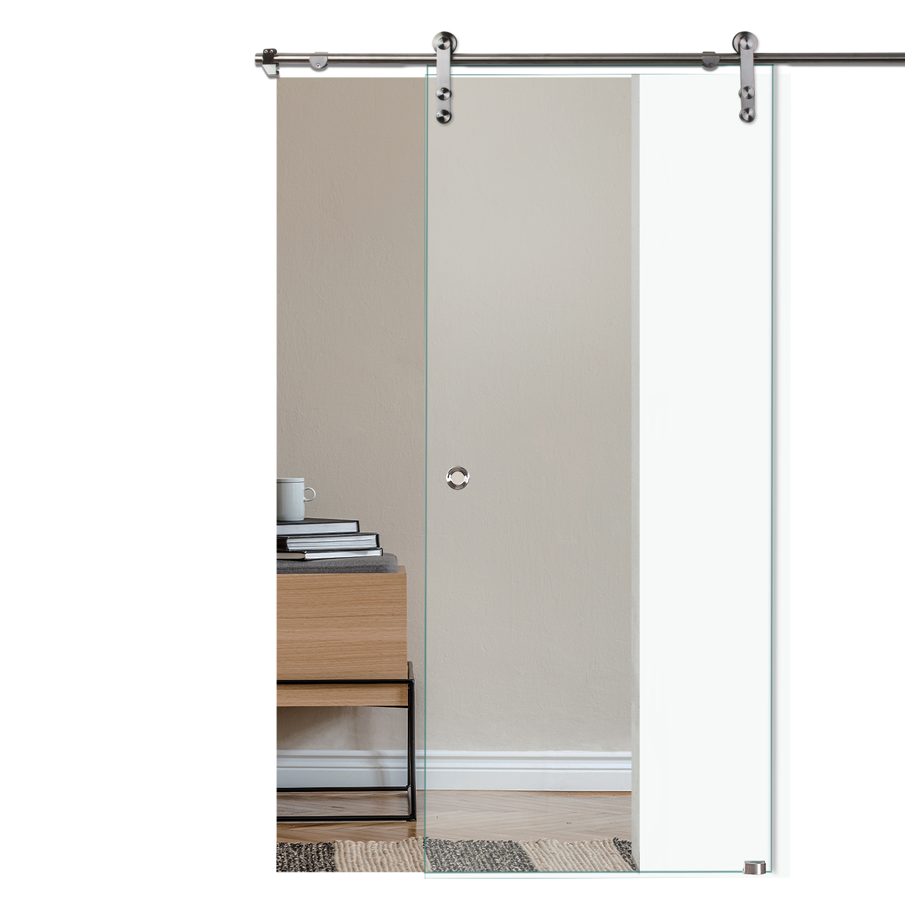 Schiebetür Float mit V3000-Schiebesystem