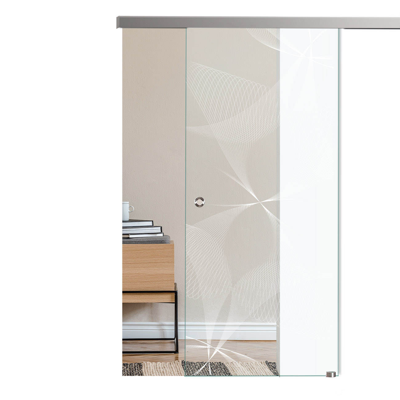 Schiebetür Fly "6001" mit AG50-Schiebesystem