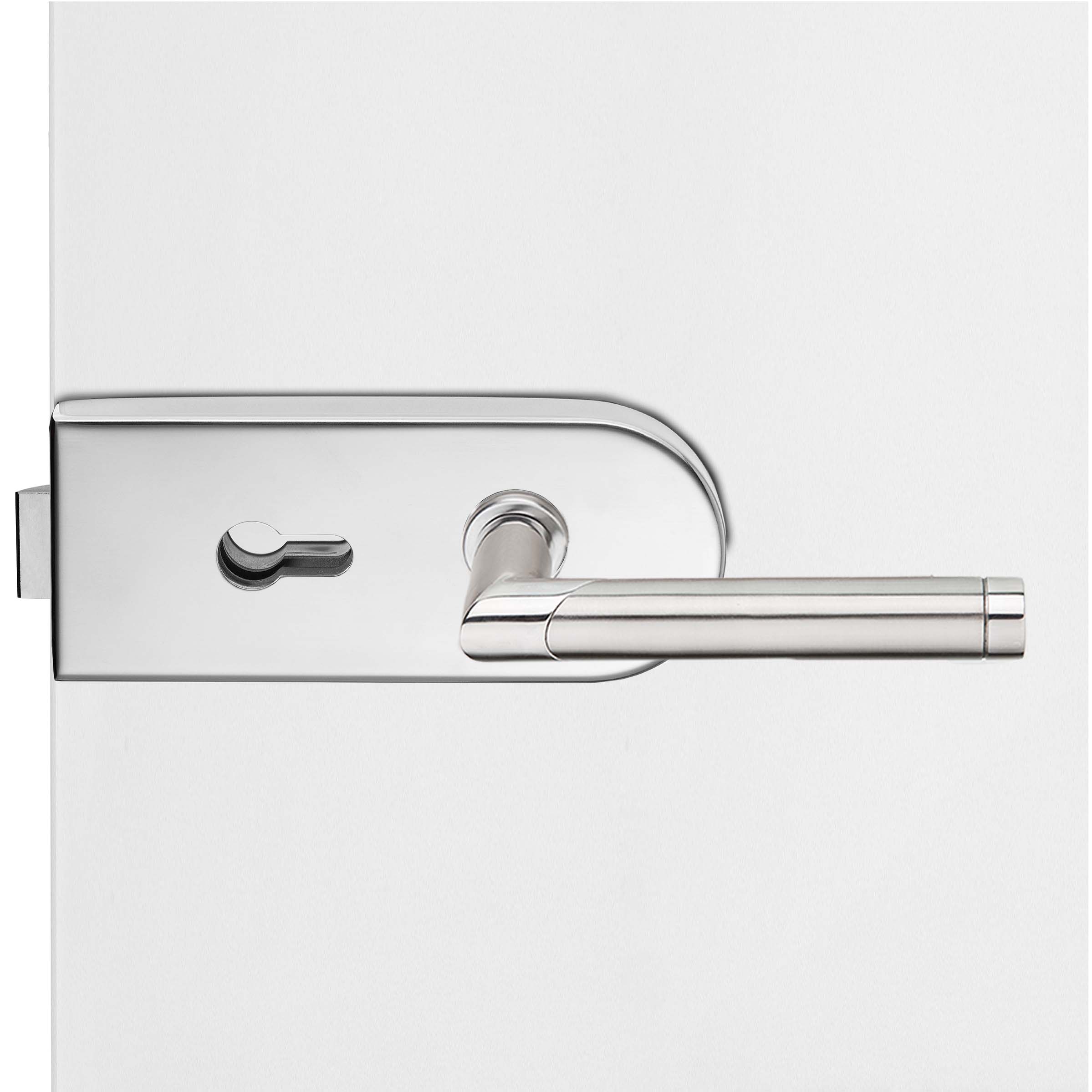 Glastürbeschlag Edelstahl "V200E.CH.PZ.LH060"