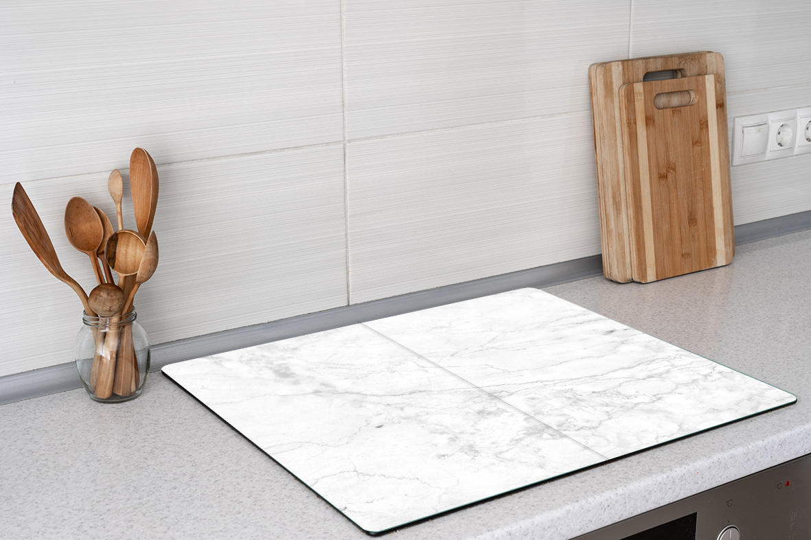 Kochfeldschutz, Herdabdeckung 1236 - Marble