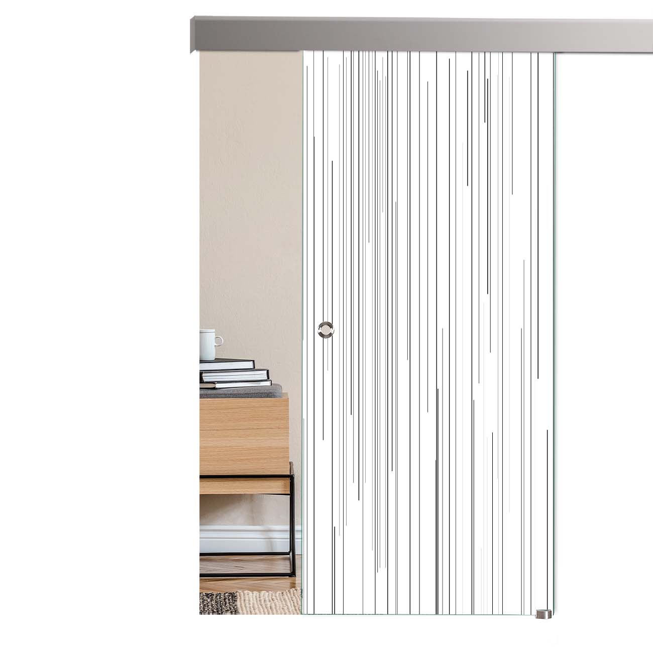 Schiebetür longitudinal "1195" mit Alu60-Schiebesystem