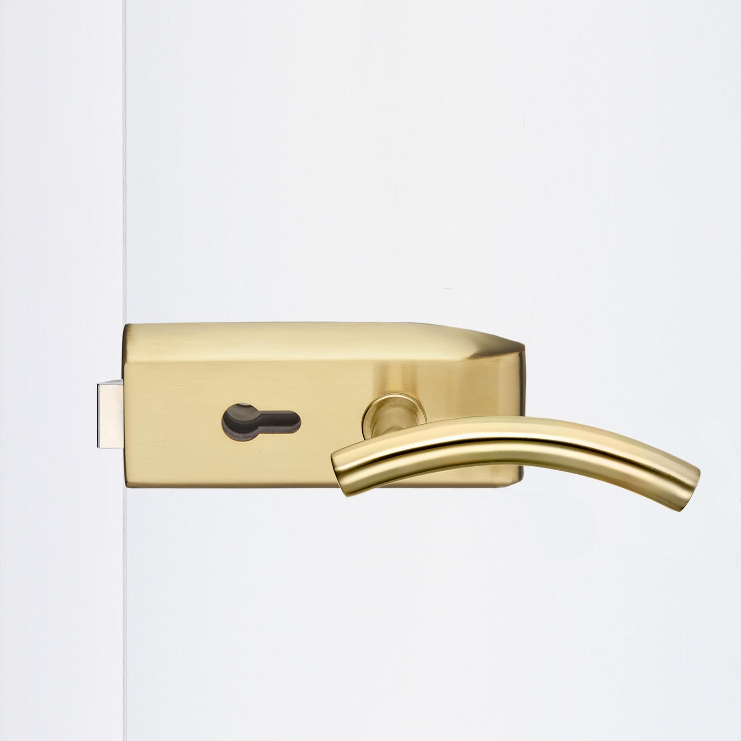 Glastürbeschlag Messing matt "V100.EV3.PZ.LH107"